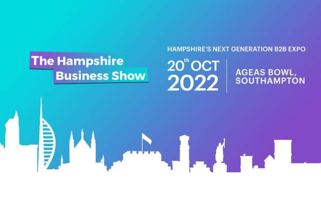 Hampshire Business Show Logo with event details